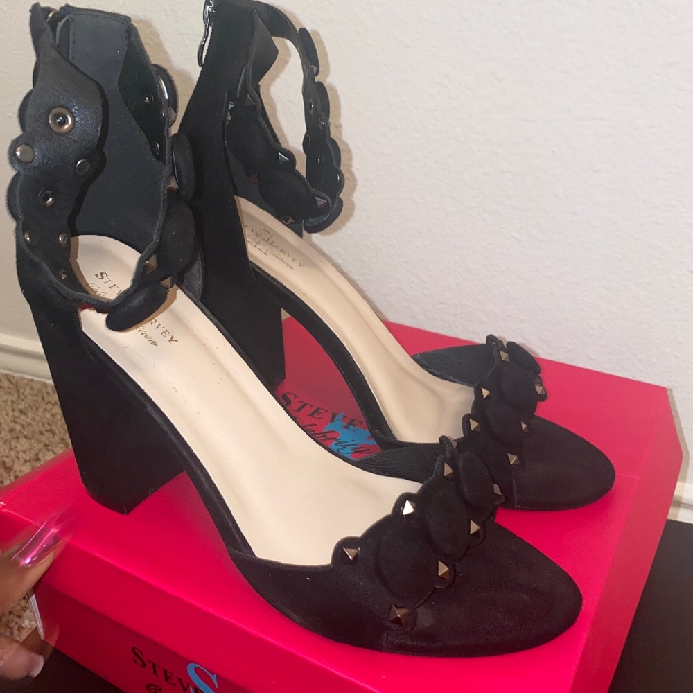 Black Steve Harvey Heels